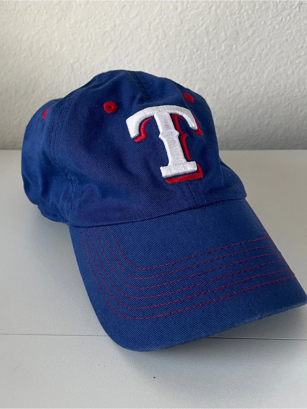 Texas Rangers Fan Fav One Size Blue Baseball Cap MLB Sports Season Summer Team